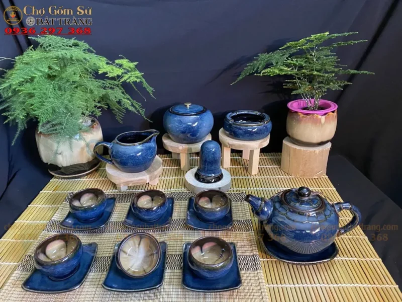 Ấm Chén Bát Tràng Giá Xưởng Tại Chợ Gốm - Ảnh 2