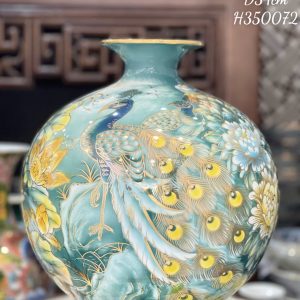 Bình Hút Lộc Công Danh Phú Qúy H35 Màu Xanh