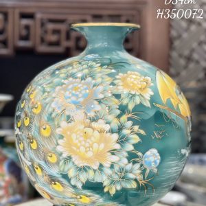 Bình Hút Lộc Công Danh Phú Qúy H35 Màu Xanh