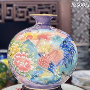 Bình Hút Lộc Nhị Cảnh Thuận Buồm Xuôi Gió -Sen Cá H35