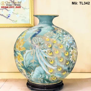 Bình Hút Lộc Công Danh Phú Quý Xanh H35 - Mã TL342