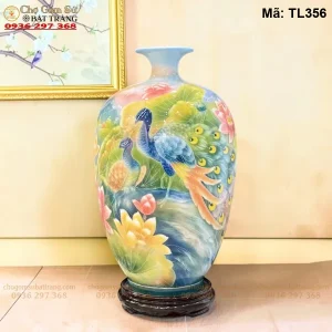 Bình Hút Lộc Dáng Cao Nhị Cảnh Mã Đáo Thành Công – Công Danh Phú Quý H50 - Mã TL356 - Ảnh 2