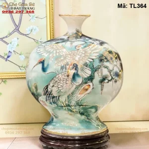 Bình Hút Lộc Dáng Vuốt Tùng Hạc Diên Niên H30 - Mã TL364