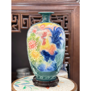 Bình Hút Lộc Dáng Cao -Kim Kê Đại Cát H50
