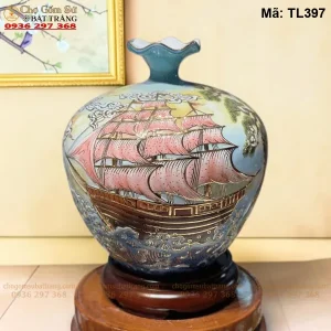Bình Hút Lộc Nhị Cảnh Thuận Buồm Xuôi Gió – Mã Đáo Thành Công H35 - Mã TL397 - Ảnh 2