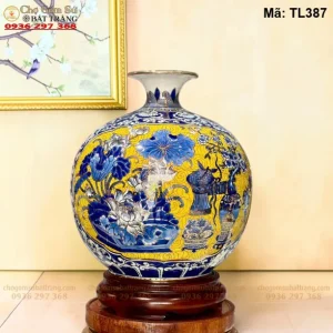 Bình Hút Lộc Phong Thủy cảnh Ngọc Lan Phú Quý - Mã TL387