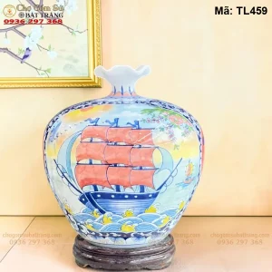 Bình Hút Lộc Thuận Buồm Xuôi Gió Dáng Túi H35 - Mã TL459