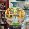 Bình Hút Lộc Vẽ Cảnh Hà Nội H35