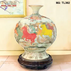 Bình Hút Tài Lộc Dáng Vuốt Mã Đáo Thành Công H30 - Mã TL362
