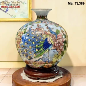 Bình Hút Tài Lộc Nhị Cảnh Công Danh Phú Quý – Thuận Buồm H35 - Mã TL389
