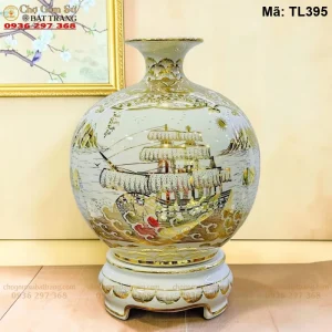 Bình Phong Thủy Nhị Cảnh Thuận Buồm Xuôi Gió – Công Danh Phú Quý H35 - Mã TL395