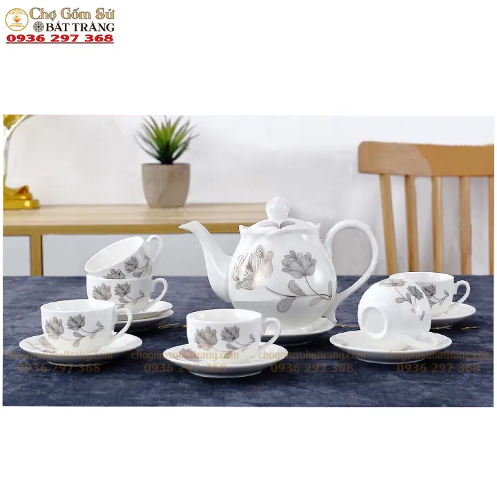 Bộ Ấm Chén Hàn Quốc Có Gì Đặc Biệt Và Cách Chọn Sao Cho Đẹp Bộ ấm chén phong cách Hàn Quốc với thiết kế thanh lịch