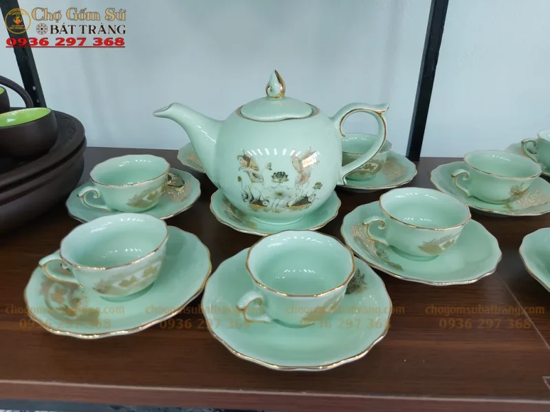 Chọn Bộ Ấm Chén Bát Tràng - Ảnh 2