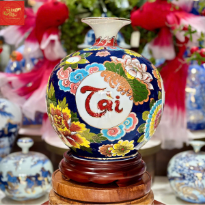 Bình Hút Lộc Tài Lộc- Vẽ Vàng H35