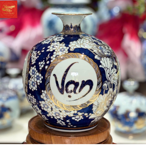 Bình Hút Lộc Vạn Sự Như Ý- Vẽ Vàng H35