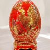 Trứng Tài Lộc -Kim Kê Đại Cát Màu Đỏ Vẽ Vàng