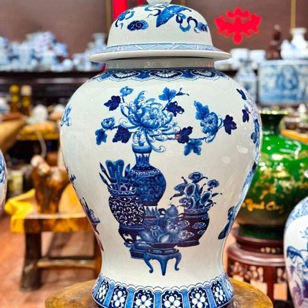 Họa Tiết Cổ Đồ Phú Quý Trên Gốm Sứ