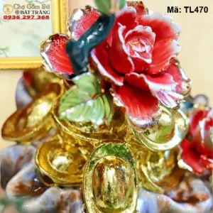 Hũ Tiền Tài Lộc Đắp Nổi Vẽ Vàng - Mã TL470 - Ảnh 2