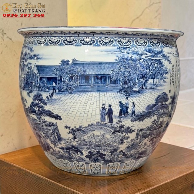 Thống gốm sứ cao hơn 1 mét