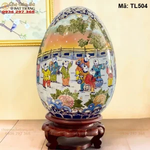 Trứng Tài Lộc Bách Nhi Vẽ Vàng H46 - Mã TL504